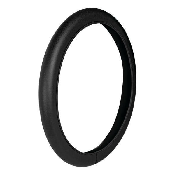 Lampa Κάλυμμα Τιμονιού Αυτοκινήτου Skin-Cover 35-37εκ. Ελαστικό Άοσμο Ultra-soft Δερμάτινο Μαύρο 1-τεμ. (L3292.7)