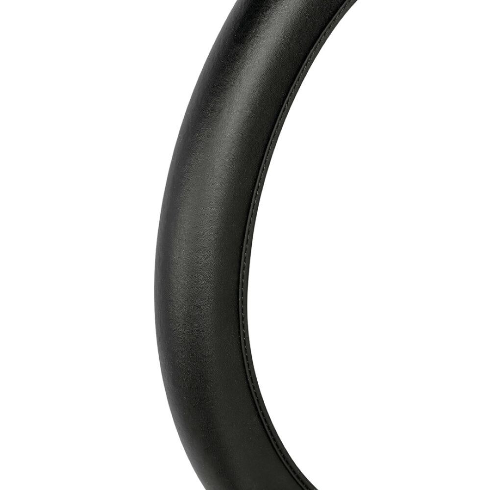 Lampa Κάλυμμα Τιμονιού Αυτοκινήτου Skin-Cover 35-37εκ. Ελαστικό Άοσμο Ultra-soft Δερμάτινο Μαύρο 1-τεμ. (L3292.7)