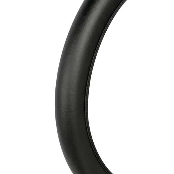 Lampa Κάλυμμα Τιμονιού Αυτοκινήτου Skin-Cover 35-37εκ. Ελαστικό Άοσμο Ultra-soft Δερμάτινο Μαύρο 1-τεμ. (L3292.7)