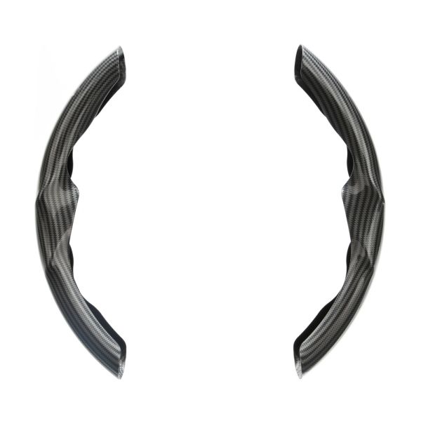 Lampa Ημι Κάλυμμα Λαβές Τιμονιού Αυτοκινήτου Sport Carbon Look Άοσμο PVC, universal - 2 τεμ. (L3307.4)