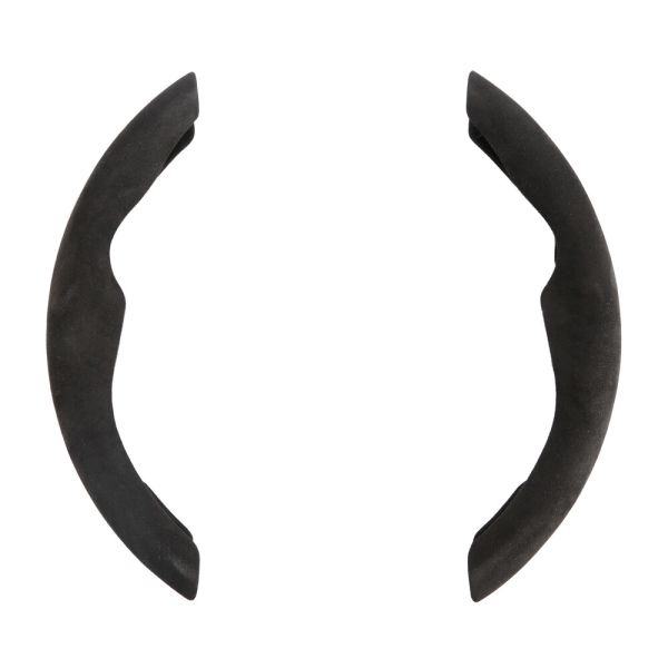 Lampa Ημι Κάλυμμα Λαβές Τιμονιού Αυτοκινήτου σπόρ Microfiber Άοσμο Μαύρο universal - 2 τεμ. (L3307.5)