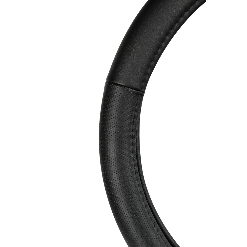 ΠΡΟΣΦΟΡΑ Lampa Κάλυμμα Τιμονιού Αυτοκινήτου Classic Premium 30/34εκ. Άοσμο με διάτρητες λαβές Ultra soft Skeentex Μαύρο με Μαύρη Ραφή 1-τεμ. (L3315.3)