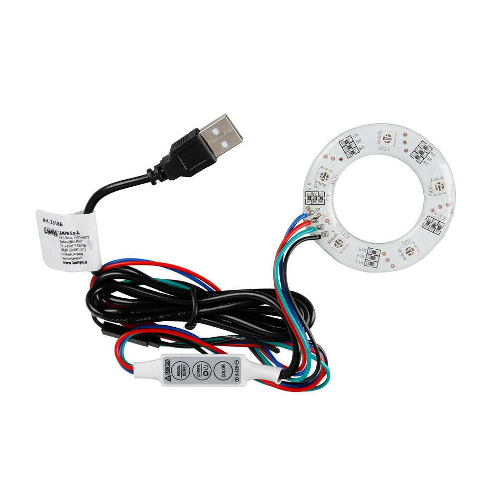 ΒΑΣΗ ΦΩΤΙΖΟΜΕΝΗ ΑΡΩΜΑΤΙΚΟΥ KING RGB LED ΜΕ ΚΑΛΩΔΙΟ ΦΟΡΤΙΣΗΣ USB 5V/140cm (ΜΟΝΟ ΓΙΑ L3523.8 ΓΙΑΣΕΜΙ) LAMPA  - 1 ΤΕΜ.