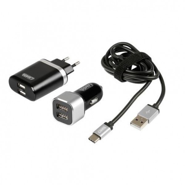 ΚΑΛΩΔΙΟ ΦΟΡΤΙΣΗΣ SILVER LINE USB TYPE C -100 cm (ΔΙΠΛΟΣ ΑΝΤΑΠΤΟΡΑΣ ΑΝΑΠΤΗΡΑ 12/24V ΚΑΙ ΠΡΙΖΑ 220 V)  ΚΑΛΩΔΙΟ ΦΟΡΤΙΣΗΣ SILVER LINE USB TYPE C -100 cm (ΔΙΠΛΟΣ ΑΝΤΑΠΤΟΡΑΣ ΑΝΑΠΤΗΡΑ 12/24V ΚΑΙ ΠΡΙΖΑ 220 V)