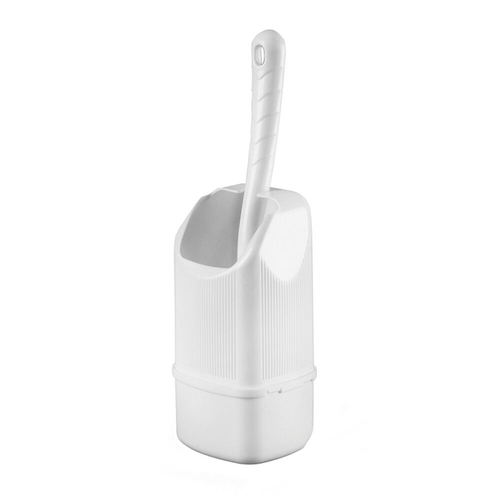 Lampa - Πιγκάλ Καθαρισμού Λεκάνης Πλαστικό Toilet Brush σε Λευκό Χρώμα με Διαστάσεις 79x68x160 mm - 1 Τεμ. (L4070.5)