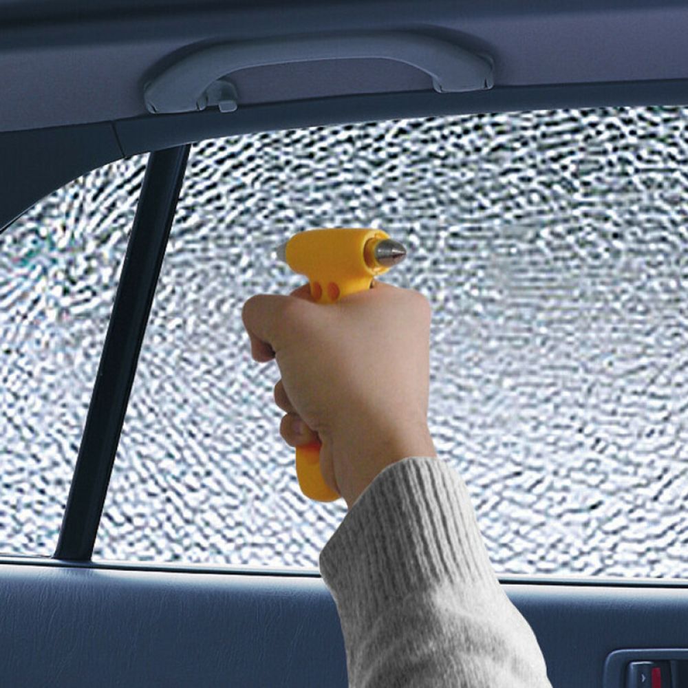 Lampa - Θραύστης Τζαμιού με Κοπτικό Ζώνης 2 σε 1 Emergency Escape Tool σε Κίτρινο Χρώμα - 1 Τεμ. (L4807.0)