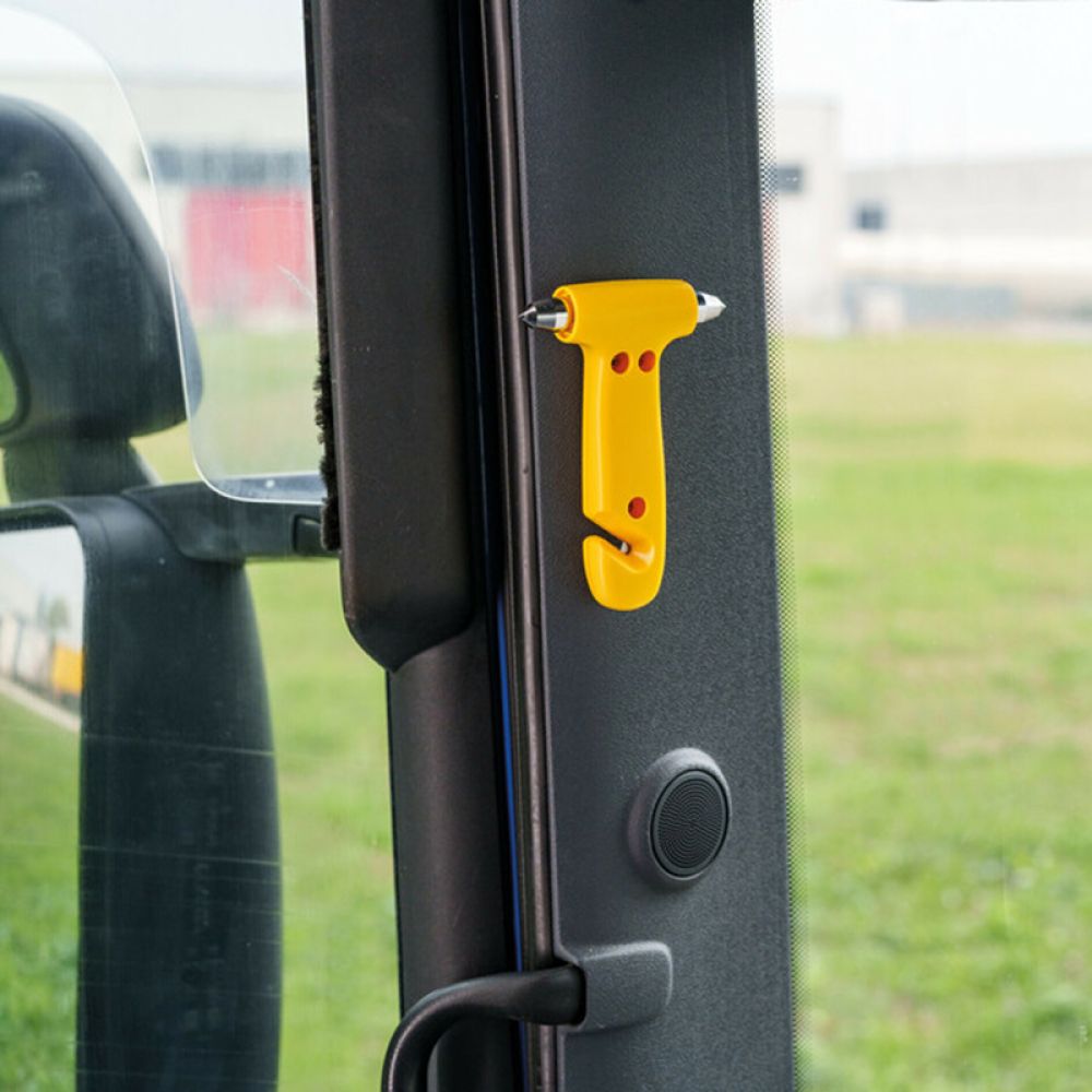 Lampa - Θραύστης Τζαμιού με Κοπτικό Ζώνης 2 σε 1 Emergency Escape Tool σε Κίτρινο Χρώμα - 1 Τεμ. (L4807.0)