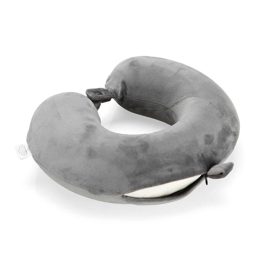 ΜΑΞΙΛΑΡΙ ΤΑΞΙΔΙΟΥ ΑΥΧΕΝΑ MEMORY FOAM ΓΚΡΙ MEMORY-WRAP LAMPA - 1 ΤΕΜ.