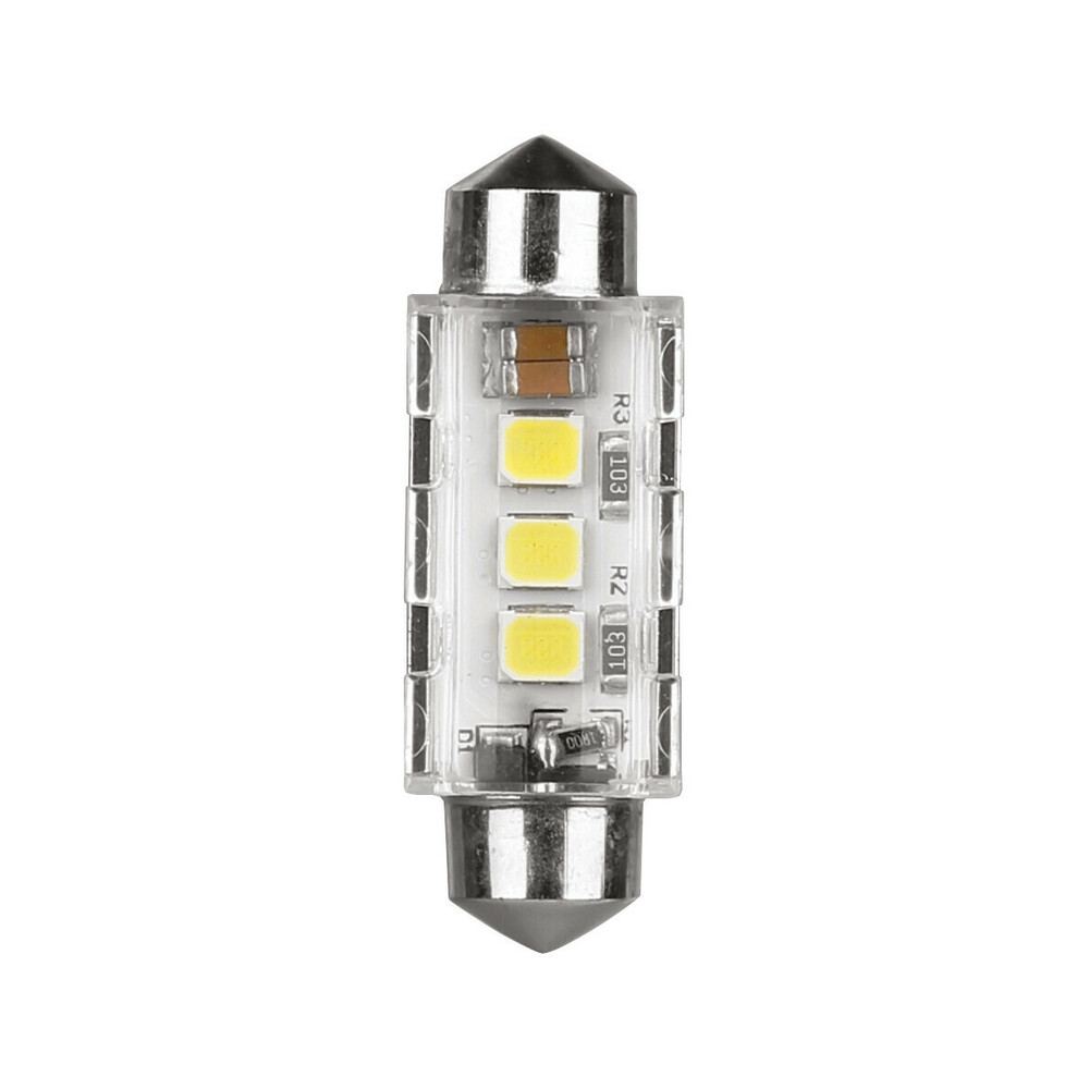 ΛΑΜΠΑΚΙΑ ΠΛΑΦΟΝΙΕΡΑΣ 12/24V 12x36mm 240/220lm 6.500K ΔΙΠΛΗΣ ΠΟΛ/ΤΑΣ LED CAN-BUS PRO-USER SERIES 1ΤΕΜ
