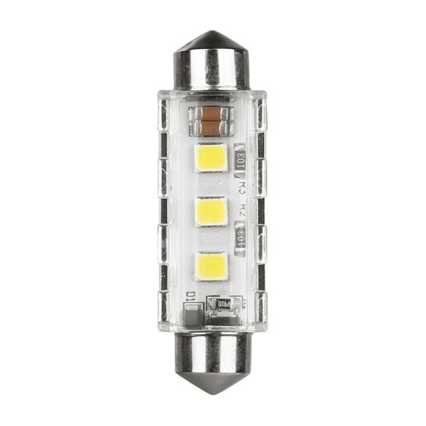 ΛΑΜΠΑΚΙΑ ΠΛΑΦΟΝΙΕΡΑΣ 12/24V 12x41mm 260/220lm 6.500K ΔΙΠΛΗΣ ΠΟΛ/ΤΑΣ LED CAN-BUS PRO-USER SERIES 1ΤΕΜ