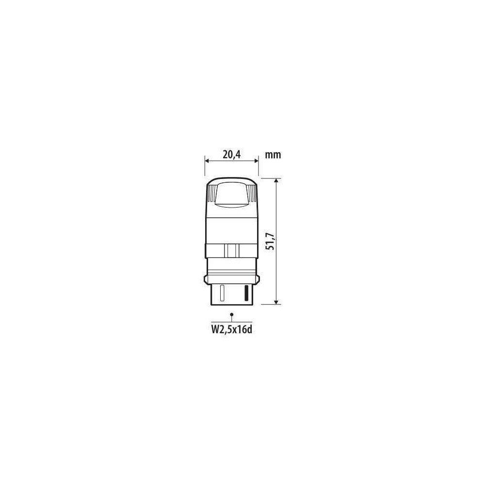 P27W 12V W2,5x16d 630/380lm 6.500K ΔΙΠΛΗΣ ΠΟΛΙΚΟΤΗΤΑΣ LED CAN-BUS ULTRA-LUMEN SERIES 2ΤΕΜ.