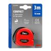 ΜΕΤΡΟΤΑΙΝΙΑ ΑΥΤΟΜΑΤΗ COMPACT 3m x16mm ΚΟΚΚΙΝΗ ΜΕ ΚΛΙΠ ΖΩΝΗΣ LAMPA - 1 ΤΕΜ.