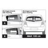 ΚΟΥΡΤΙΝΑΚΙΑ ΠΛΑΙΝΑ LIMOUSINE (S) 32/37x60cm 2ΤΕΜ.