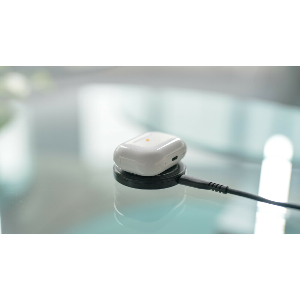 Μαγνητικός, Ασύρματος Φορτιστής Mag Wireless Charging Pad 3 in 1 της σειράς Optiline για Qi Ασύρματη φόρτιση συσκευών με θύρα USB Type C 15W, Καλώδιο 100 cm και MagSafe τεχνολογία