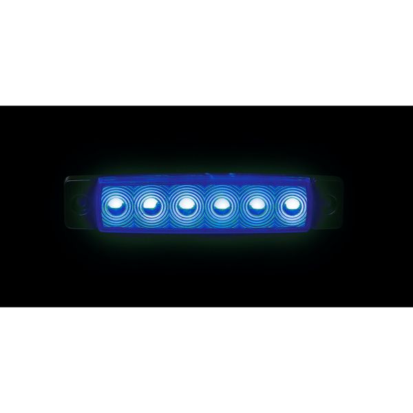 ΦΩΣ ΟΓΚΟΥ 9>32V 6 LED ΜΠΛΕ ΧΡΩΜΑ 95,6x19,8mm LAMPA -  1 Τεμ.