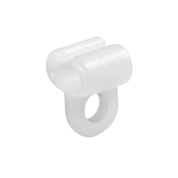 Lampa - Γαντζάκια Κουρτίνας Φορτηγού G-9 για Σιδηρόδρομο Τύπου Υ από Πλαστικό σε Λευκό Ημιδιάφανο Χρώμα με Διαστάσεις 7.5x10x14.5 mm - 25 τεμ. (L9711.4)