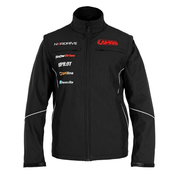 ΜΠΟΥΦΑΝ/ΤΖΑΚΕΤ ΜΑΚΡΥΜΑΝΙΚΟ LAMPA (XXL) ΣΕ ΜΑΥΡΟ ΧΡΩΜΑ ΜΕ ΑΠΟΣΠΩΜΕΝΑ ΜΑΝΙΚΙΑ