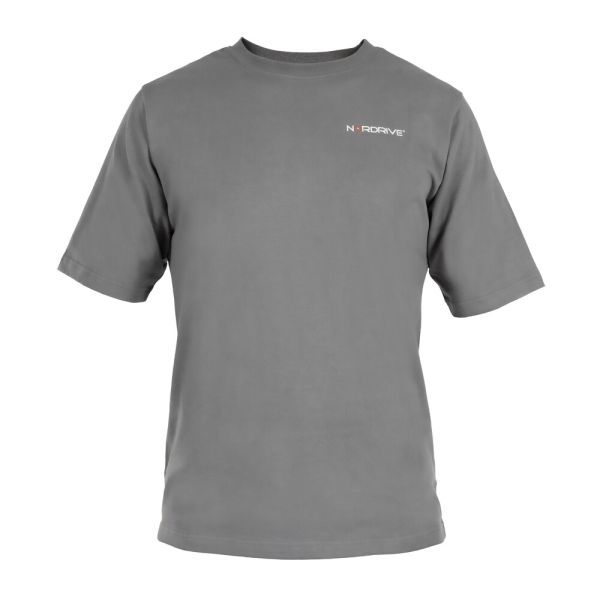 ΜΠΛΟΥΖΑΚΙ T-SHIRT ΓΚΡΙ NORDRIVE (S) 100% ΒΑΜΒΑΚΕΡΟ 1ΤΕΜ.