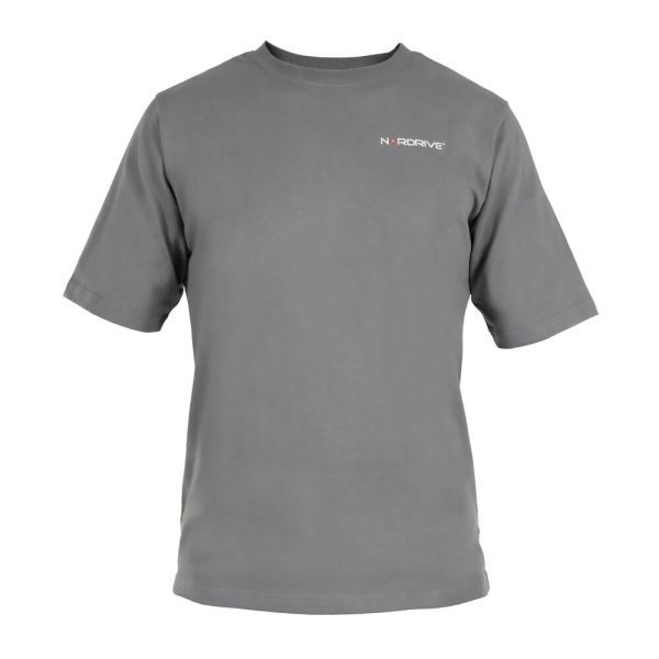 ΜΠΛΟΥΖΑΚΙ T-SHIRT ΓΚΡΙ NORDRIVE (L) 100% ΒΑΜΒΑΚΕΡΟ 1ΤΕΜ.