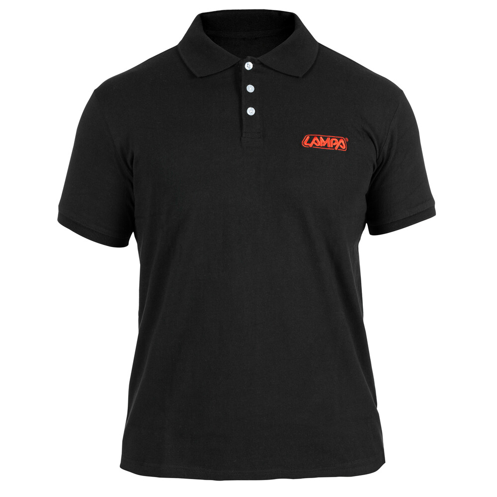 ΜΠΛΟΥΖΑΚΙ POLO ΣΕ ΜΑΥΡΟ ΧΡΩΜΑ LAMPA (M) 100% ΒΑΜΒΑΚΕΡΟ 1ΤΕΜ.