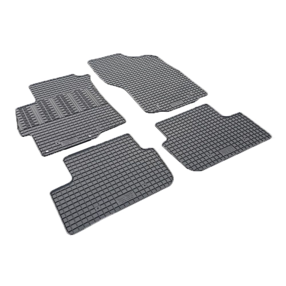 Cik - ΠΑΤΑΚΙΑ ΑΥΤΟΚΙΝΗΤΟΥ ΑΠΟ ΛΑΣΤΙΧΟ ΓΙΑ MITSUBISHI LANCER 2008-2017 ΣΕ ΜΑΥΡΟ ΧΡΩΜΑ ΜΕ ΚΟΥΜΠΩΜΑΤΑ - 4 ΤΕΜ. (RM.MI.0004/CK)