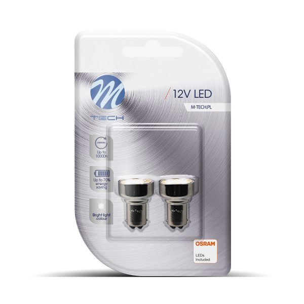 P21/5W 12V BAY15d 19xSMD2835 LED OSRAM ΛΕΥΚΟ BLISTER 2ΤΕΜ. M-TECH P21/5W 12V BAY15d 19xSMD2835 LED OSRAM ΛΕΥΚΟ BLISTER 2ΤΕΜ. M-TECH