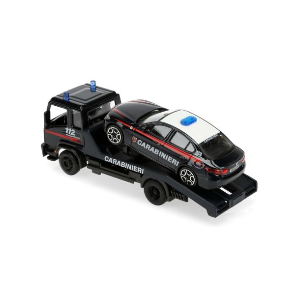 ΜΙΝΙΑΤΟΥΡΕΣ ΦΟΡΤΗΓΟ ΜΕ ΠΕΡΙΠΟΛΙΚΟ ΟΧΗΜΑ CARABINIERIΣΕ ΜΑΥΡΟ ΧΡΩΜΑ 1:43BURAGO LAMPA 1ΤΕΜ.