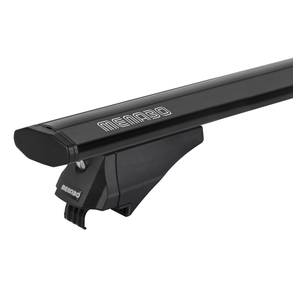 MENABO ΜΠΑΡΕΣ ΟΡΟΦΗΣ ΑΛΟΥΜΙΝΙΟΥ LEOPARD XL BLACK 135 cm ΣΕ ΜΑΥΡΟ ΧΡΩΜΑ ΓΙΑ GWM Tank 300 5 doors 2020> ME FLUSH RAILS - 2 ΤΕΜ. (12360/MB)