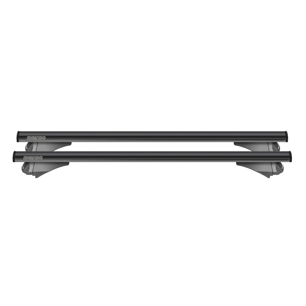 Menabo – Μπάρες Οροφής Αλουμινίου Leopard XL Black 135 cm Σε Μαύρο Χρώμα Για BMW Serie 5 Touring (F11) 06/2010 > 03/2017 5πορτο / Station Wagon Με Flush Rails - 2 Τεμ. (12360/MB)