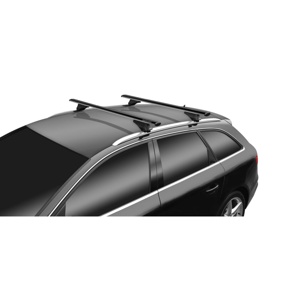 Menabo – Μπάρες Οροφής Αλουμινίου Leopard XL Black 135 cm Σε Μαύρο Χρώμα Για BMW Serie 5 Touring (F11) 06/2010 > 03/2017 5πορτο / Station Wagon Με Flush Rails - 2 Τεμ. (12360/MB)