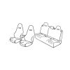 Lampa - Καλύμματα Καθισμάτων Superior για Mercedes Benz A-Class (W176) 10/2012 > 09/2015 5πορτο / Hatchback για Επιβατικά Αυτοκίνητα - 1 σετ (L.QF24005E)