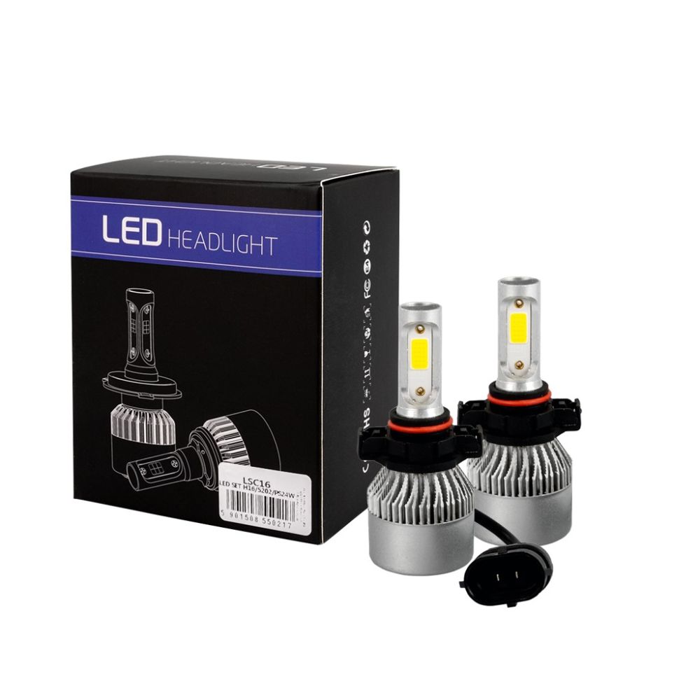 ΠΡΟΣΦΟΡΑ H16/5202/PS24W 10>36V 6.500K 10.000lm 80W COB LED EPISTAR 1021 C6 KIT ΜΕ ΑΝΕΜΙΣΤΗΡΑΚΙ M-TECH - 2 ΤΕΜ.
