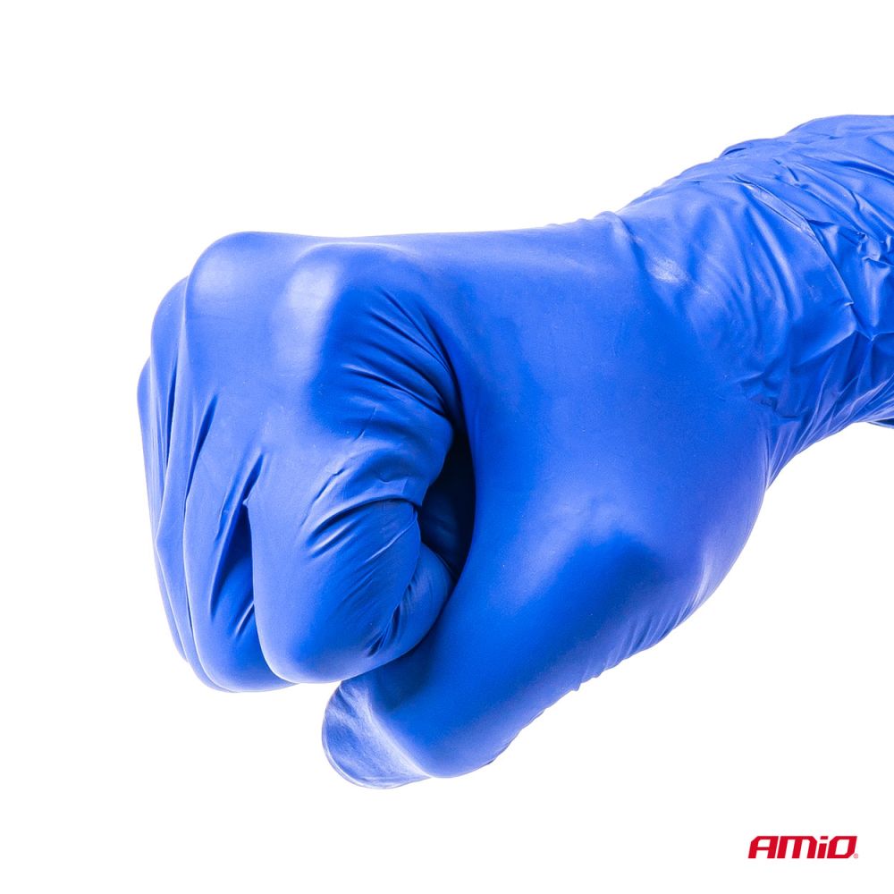 Amio - ΓΑΝΤΙΑ ΝΙΤΡΙΛΙΟΥ MERCATOR NITRYLEX BASIC ΣΕ ΜΠΛΕ ΧΡΩΜΑ SMALL (S) - 100 ΤΕΜ. (MER02956/AM)