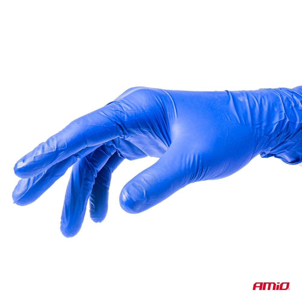 Amio - ΓΑΝΤΙΑ ΝΙΤΡΙΛΙΟΥ MERCATOR NITRYLEX BASIC ΣΕ ΜΠΛΕ ΧΡΩΜΑ SMALL (S) - 100 ΤΕΜ. (MER02956/AM)