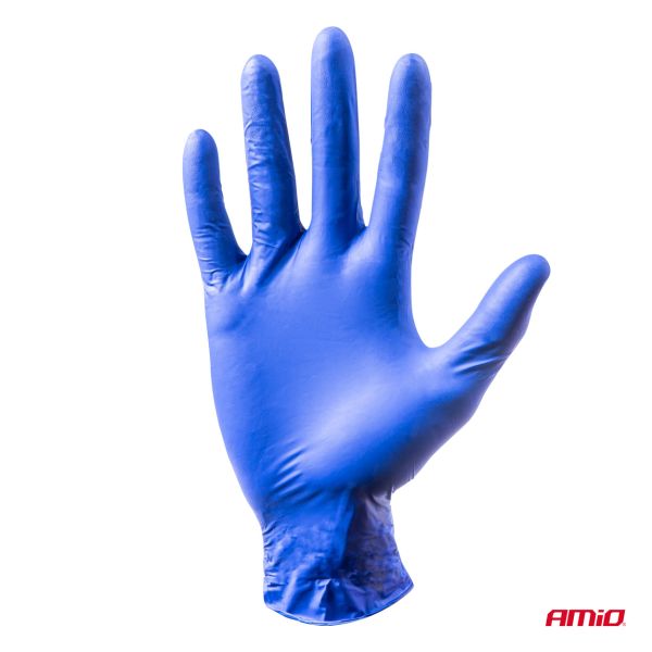 ΓΑΝΤΙΑ ΝΙΤΡΙΛΙΟΥ MERCATOR NITRYLEX BASIC ΜΙΑΣ ΧΡΗΣΗΣ ΣΕ ΜΠΛΕ ΧΡΩΜΑ LARGE (L) ΑΜΙΟ - 100 ΤΕΜ.