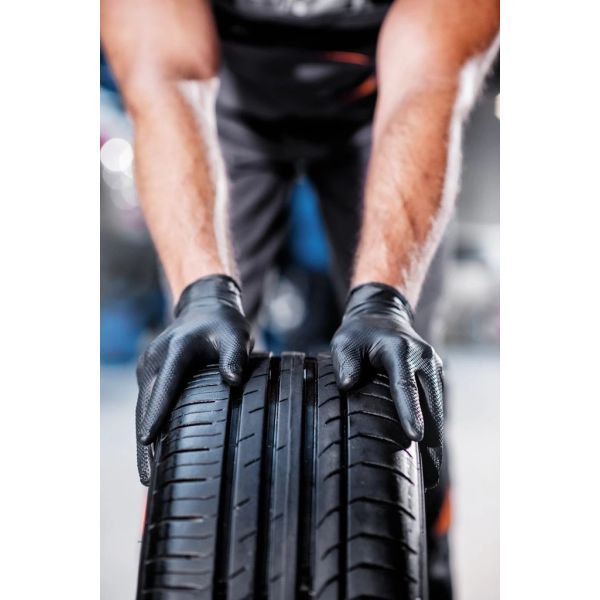 ΓΑΝΤΙΑ ΝΙΤΡΙΛΙΟΥ MERCATOR GOGRIP ΣΕ ΜΑΥΡΟ ΧΡΩΜΑ XX-LARGE (XXL) ΑΜΙΟ - 50 ΤΕΜ.