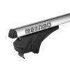 MENABO ΜΠΑΡΕΣ ΑΛΟΥΜΙΝΙΟΥ ARIEM 118.5 cm ΣΕ ΑΣΗΜΙ ΧΡΩΜΑ ΓΙΑ Audi A3 (8Y) Sportback 5 doors 2020> ΜΕ FLUSH ή RAISED RAILS - 2 ΤΕΜ. (14700/MB)