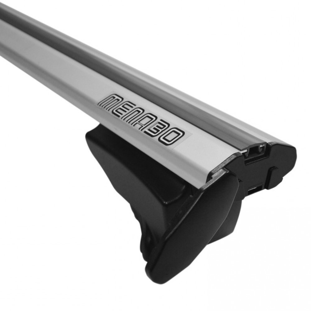 MENABO ΜΠΑΡΕΣ ΟΡΟΦΗΣ ΑΛΟΥΜΙΝΙΟΥ LINCE XL SILVER 135 cm ΣΕ ΑΣΗΜΙ ΧΡΩΜΑ ΓΙΑ Jaguar XF (X250) Sportbrake 5 doors 2008>2015 ΜΕ FLUSH RAILS - 2 ΤΕΜ (8880/MB)