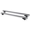 MENABO ΜΠΑΡΕΣ ΟΡΟΦΗΣ ΑΛΟΥΜΙΝΙΟΥ LINCE XL SILVER 135 cm ΣΕ ΑΣΗΜΙ ΧΡΩΜΑ ΓΙΑ Peugeot 508 Station Wagon 5 doors 2018> ΜΕ FLUSH RAILS - 2 ΤΕΜ (8880/MB)