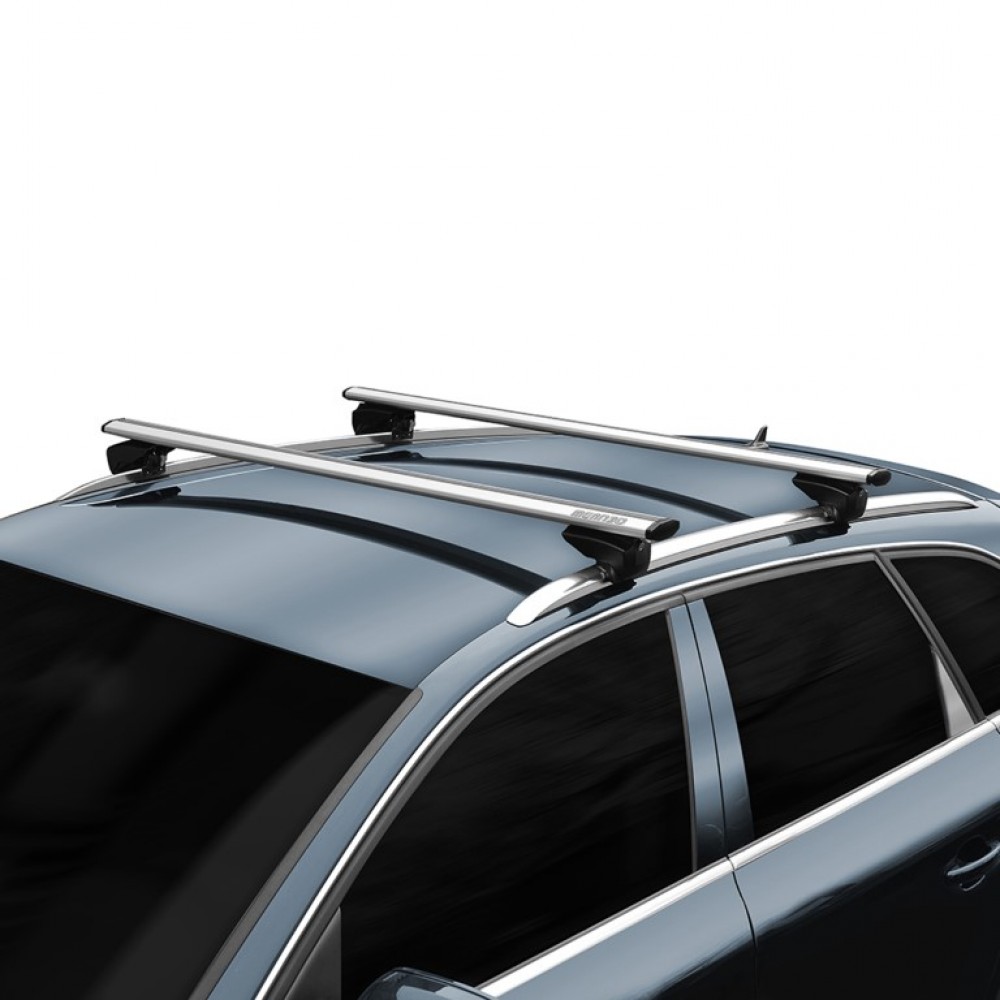 MENABO ΜΠΑΡΕΣ ΟΡΟΦΗΣ ΑΛΟΥΜΙΝΙΟΥ LINCE XL SILVER 135 cm ΣΕ ΑΣΗΜΙ ΧΡΩΜΑ ΓΙΑ Peugeot 508 Station Wagon 5 doors 2018> ΜΕ FLUSH RAILS - 2 ΤΕΜ (8880/MB)