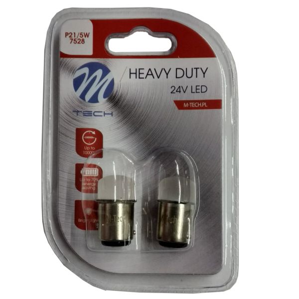 P21/5W 24V BAY15d 9xSMD3014 LED ΚΟΚΚΙΝΟ HEAVY-DUTY BLISTER M-TECH - 2 ΤΕΜ. P21/5W 24V BAY15d 9xSMD3014 LED ΚΟΚΚΙΝΟ HEAVY-DUTY BLISTER M-TECH - 2 ΤΕΜ.