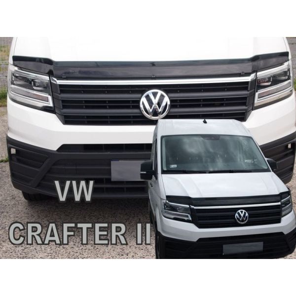 Heko - Ανεμοθραύστης Καπό Για VW Crafter II 2017 > / MAN TGE 2017 > υλικό Acrylic Χρώμα Φιμέ - 1 τεμ. (ΑΝΕΜ.F.02153)