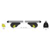 ΜΠΑΡΕΣ ΟΡΟΦΗΣ ΓΙΑ S/W RAIL-TOP ΑΛΟΥΜΙΝΙΟΥ 120cm ΜΕ ΚΛΕΙΔΙ 2τεμ.