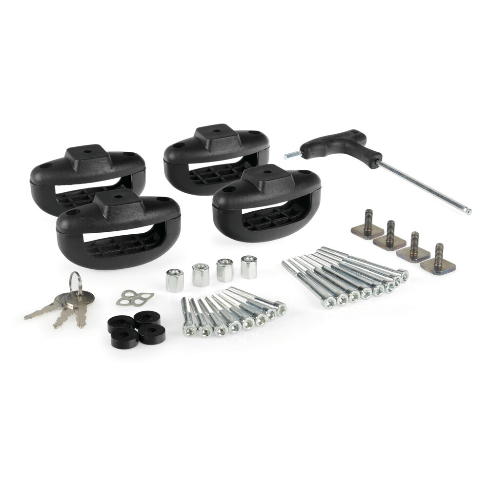 Nordrive - Βάση Σκι Οροφής Pro‑Slider EVO PS‑60 Black σε Μαύρο Χρώμα με Αντικλεπτικό Σύστημα και Συρόμενη Λειτουργία σε Διαστάσεις 800x50x135 mm για 6 ζευγάρια σκι ή 4 snowboard - 1 τεμ. (N40001)