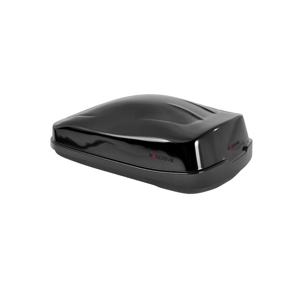 Nordrive - Μπαγκαζιέρα οροφής Box 480 lt μαύρη/γυαλιστερή 155.5x89.5x52 cm - 1 τεμ. (L.N60046)