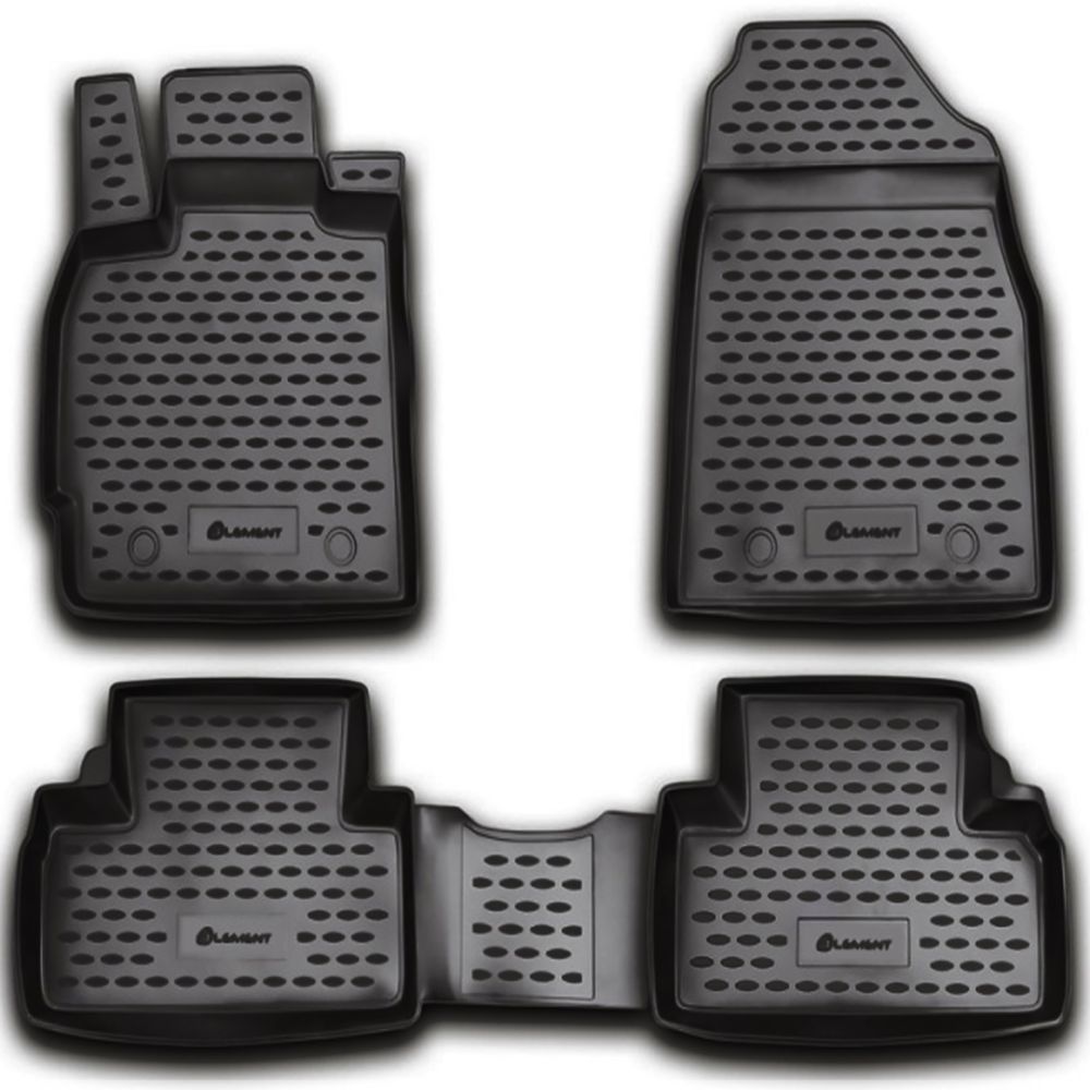ΠΑΤΑΚΙΑ ΣΕ ΣΚΑΦΗ TPE ΛΑΣΤΙΧΟ ΓΙΑ MAZDA CX7 10/2009-12/2013  ΣΕ ΑΝΘΡΑΚΙ ΣΚΟΥΡΟ ΓΚΡΙ ΧΡΩΜΑ NOVLINE - 4 ΤΕΜ.