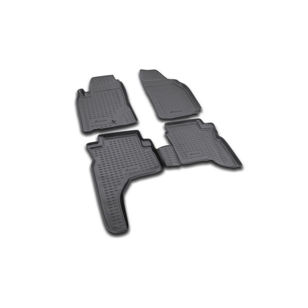 ΠΑΤΑΚΙΑ ΣΕ ΣΚΑΦΗ TPE ΛΑΣΤΙΧΟ ΓΙΑ MITSUBISHI PAJERO SPORT 1997-2008  ΣΕ ΜΑΥΡΟ ΧΡΩΜΑ NOVLINE - 4 ΤΕΜ.