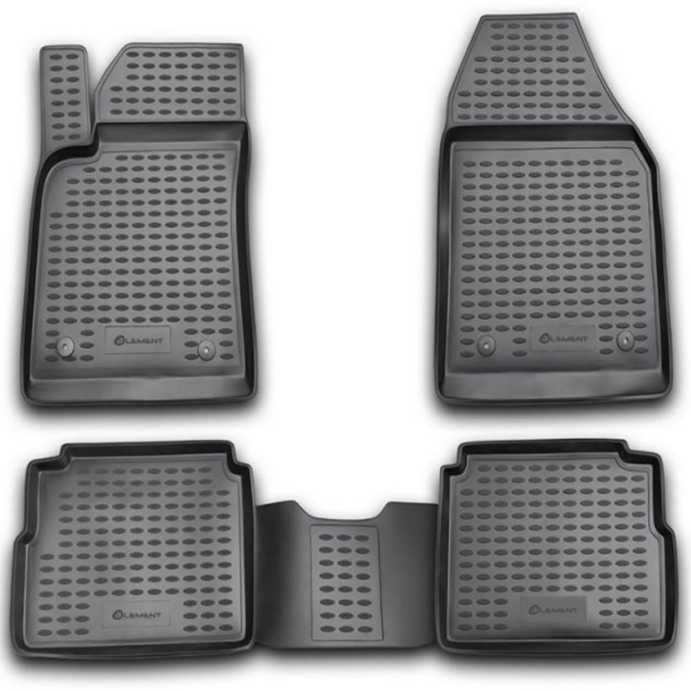 ΠΑΤΑΚΙΑ ΣΕ ΣΚΑΦΗ TPE ΛΑΣΤΙΧΟ ΓΙΑ OPEL VECTRA C SW 2003-2008  ΣΕ ΑΝΘΡΑΚΙ ΣΚΟΥΡΟ ΓΚΡΙ ΧΡΩΜΑ NOVLINE - 4 ΤΕΜ.