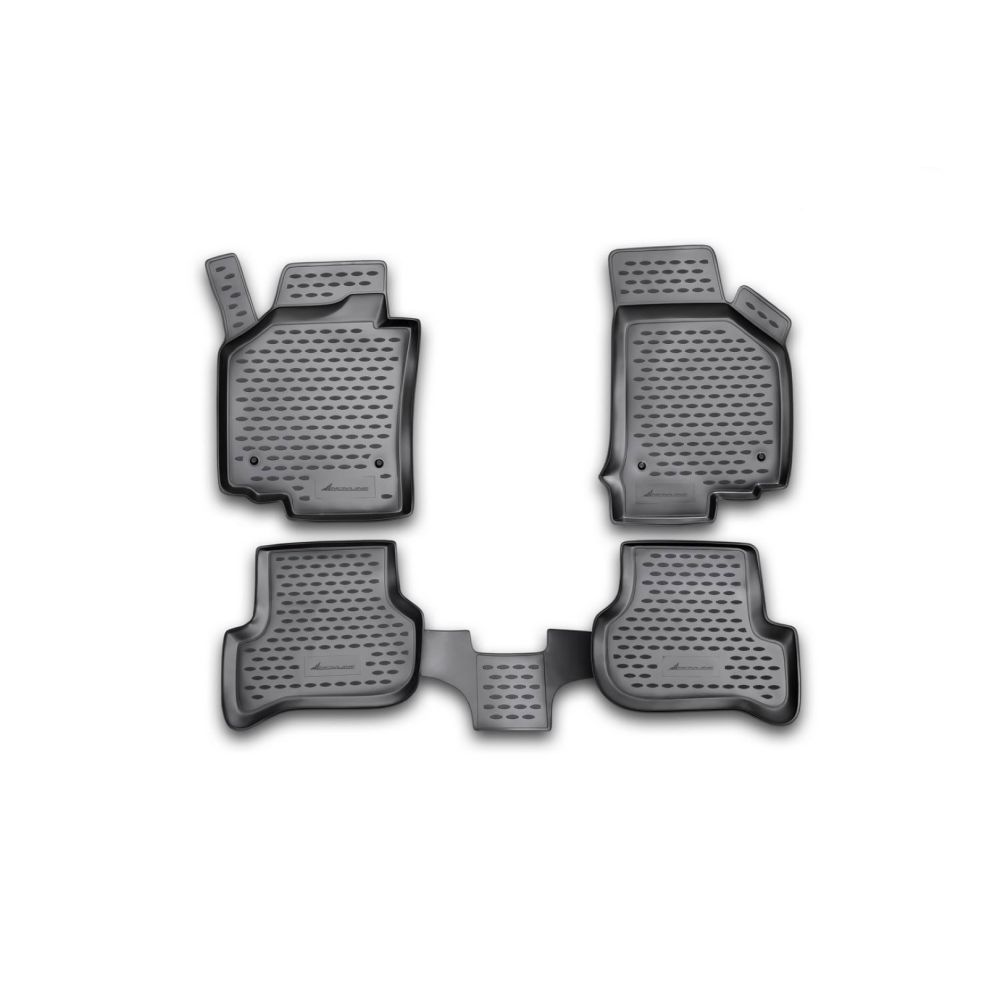ΠΑΤΑΚΙΑ ΣΕ ΣΚΑΦΗ TPE ΛΑΣΤΙΧΟ ΓΙΑ SEAT LEON 2005-2013  ΣΕ ΜΑΥΡΟ ΧΡΩΜΑ NOVLINE - 4 ΤΕΜ.