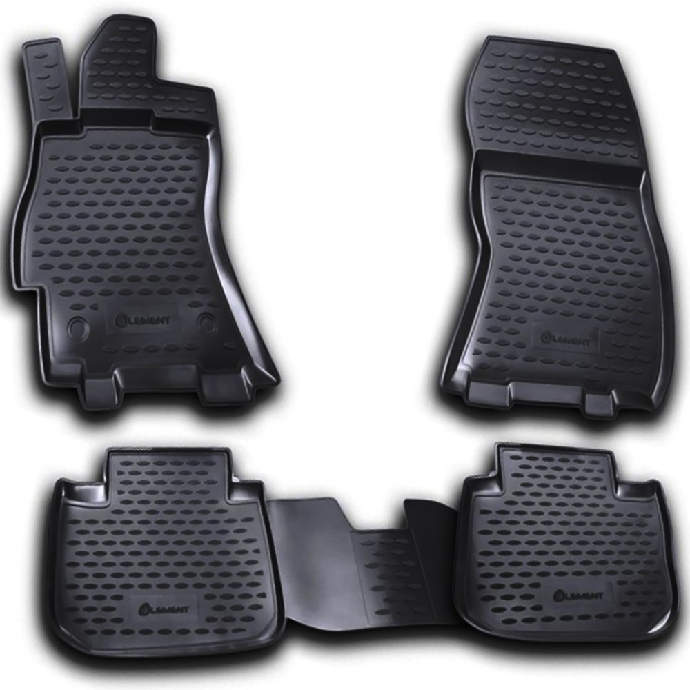 ΠΑΤΑΚΙΑ ΣΕ ΣΚΑΦΗ TPE ΛΑΣΤΙΧΟ ΓΙΑ SUBARU LEGACY 4D 04/2010-2015  ΣΕ ΜΑΥΡΟ ΧΡΩΜΑ NOVLINE - 4 ΤΕΜ.